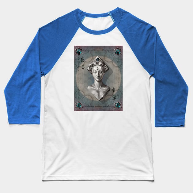 Ethereum card, Spiritual, Divine Feminine Fantasy art Baseball T-Shirt by Lotusalchemy